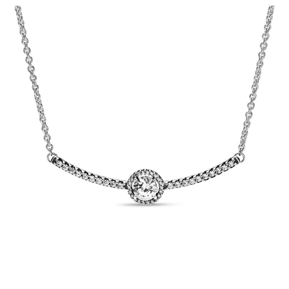 Pandora Round Sparkle Necklace